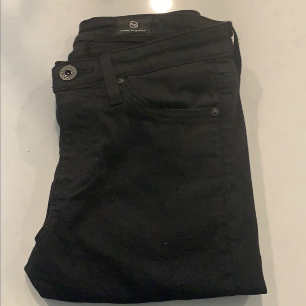 AG Black Prima Cigarette Leg Jeans